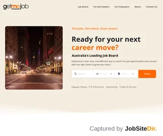 Get Me Jobs platform preview Get Me Jobs platform preview
