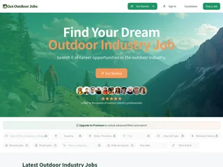 Get Outdoor Jobs platform preview