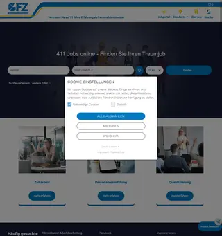 Gesellschaft für Zeitarbeit mbH Bernburg platform preview