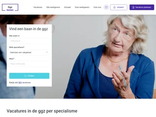 GGZ-banen.nl platform preview GGZ-banen.nl platform preview
