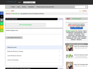 Ghana Web Solutions screenshot preview Ghana Web Solutions screenshot preview