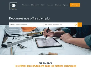 GIF Emploi platform preview GIF Emploi platform preview
