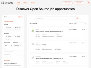 GitJobs screenshot preview
