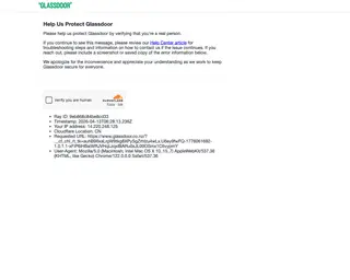 Glassdoor screenshot preview Glassdoor screenshot preview