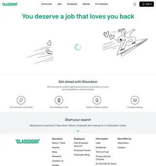 Glassdoor screenshot preview