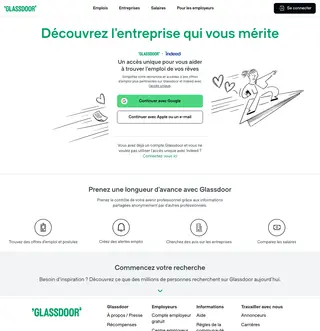 Glassdoor France screenshot preview