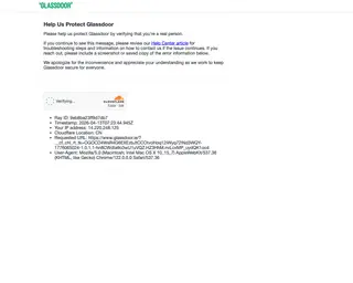 Glassdoor screenshot preview