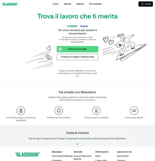 Glassdoor Italy screenshot preview