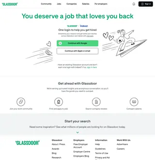 Glassdoor screenshot preview