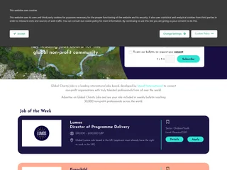 GlobalCharityJobs screenshot preview