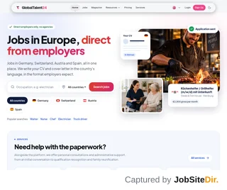 GlobalTalent24 screenshot preview