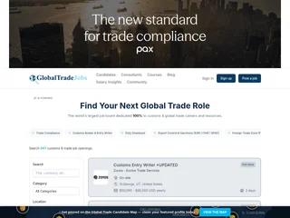 Global Trade Jobs screenshot preview