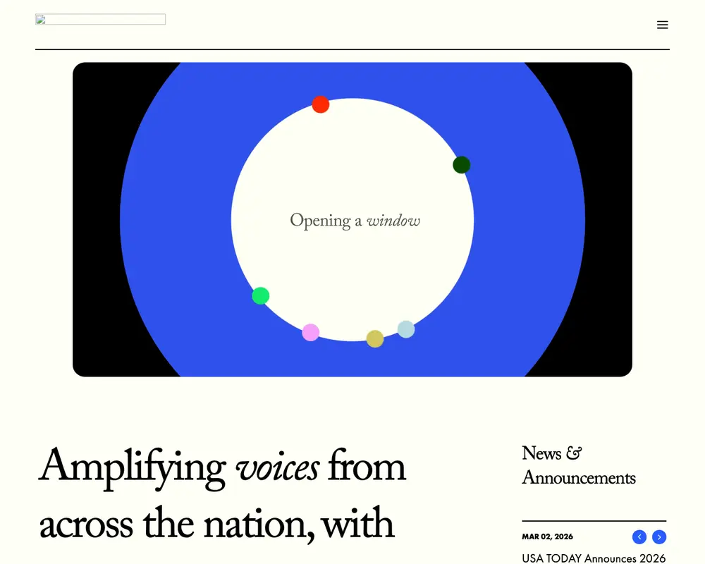 USA TODAY Co. job board platform screenshot showing job search interface