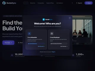 GoJobSync platform preview GoJobSync platform preview