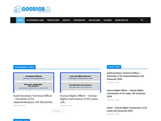 GoodJob.lk platform preview GoodJob.lk platform preview