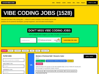 GoodVibeCode platform preview GoodVibeCode platform preview