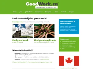 GoodWork.ca screenshot preview