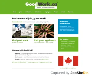 GoodWork.ca platform preview