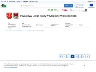 Powiatowy Urząd Pracy w Gorzowie Wielkopolskim screenshot preview
