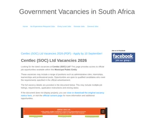 Government Vacancies in South Africa screenshot preview Government Vacancies in South Africa screenshot preview