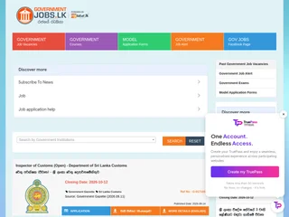 Government Jobs in Sri Lanka screenshot preview Government Jobs in Sri Lanka screenshot preview