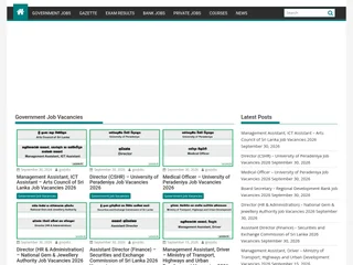 Govjobs.lk screenshot preview Govjobs.lk screenshot preview
