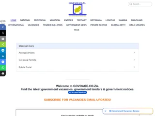 GovPage platform preview GovPage platform preview