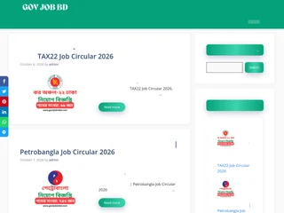 Govt Job In BD platform preview