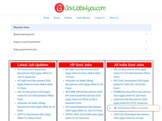 GovtJobs4you screenshot preview