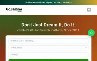Go Zambia Jobs screenshot preview