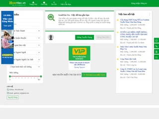 GrabViec.vn platform preview