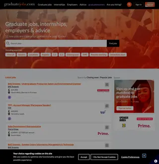graduate-jobs.com platform preview