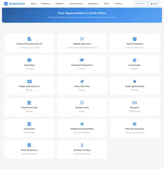 Graduates24 platform preview