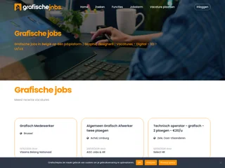 Grafische Jobs platform preview Grafische Jobs platform preview