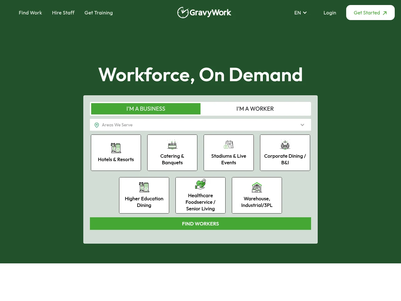 GravyWork screenshot GravyWork job board platform screenshot showing job search interface