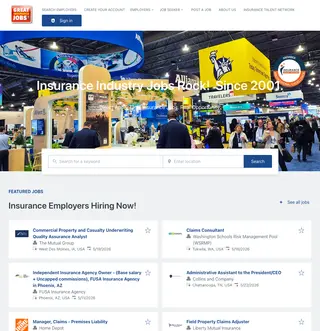 Great Insurance Jobs platform preview