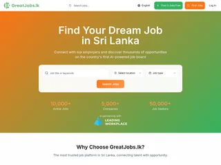 GreatJobs.lk screenshot preview