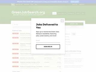 Green Jobs Board platform preview Green Jobs Board platform preview