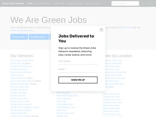 Green Jobs Network screenshot preview Green Jobs Network screenshot preview
