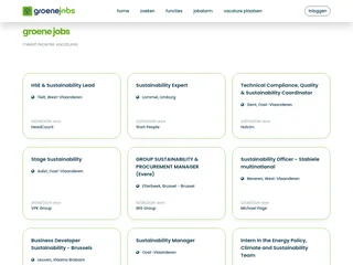 Groene Jobs screenshot preview
