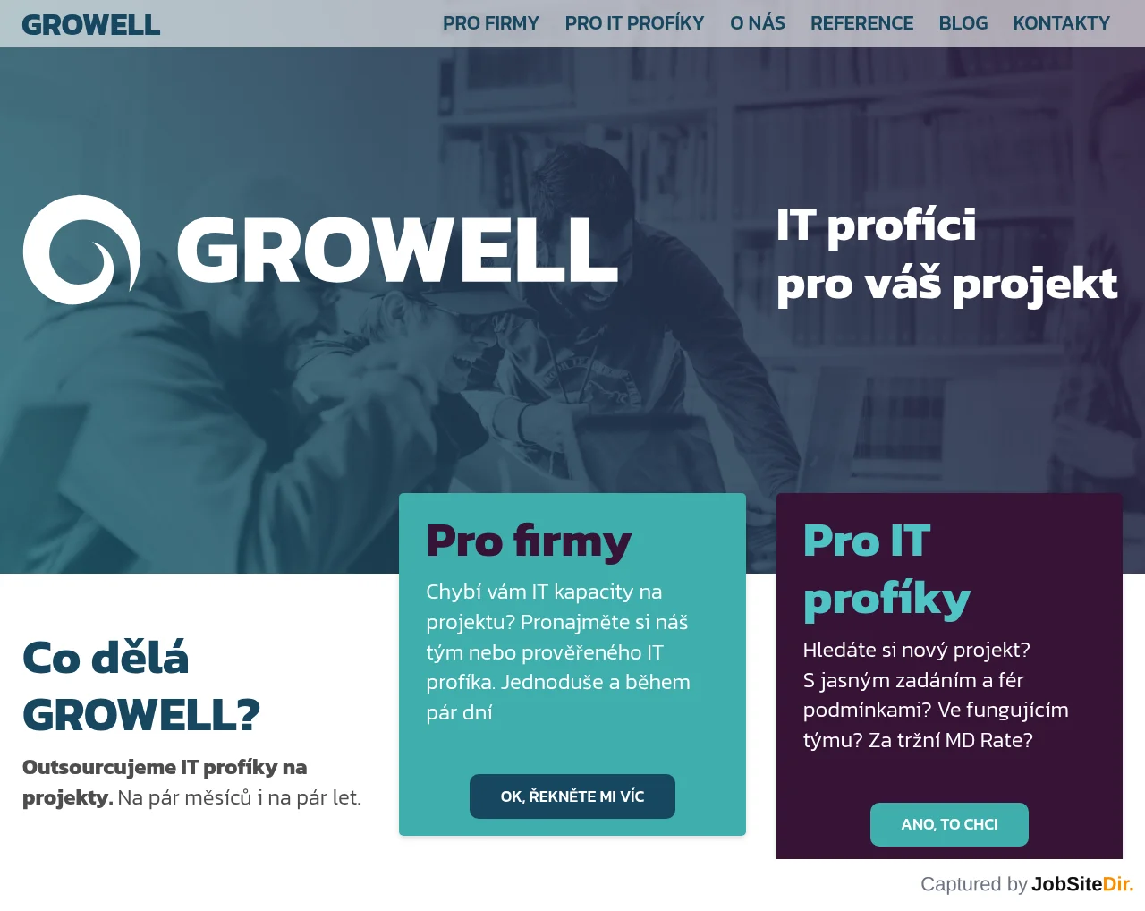 GROWELL website screenshot