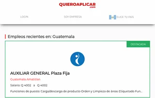 QuieroAplicar screenshot preview