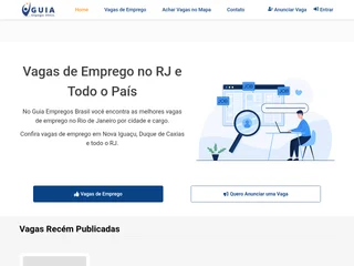Guia Empregos Brasil platform preview Guia Empregos Brasil platform preview