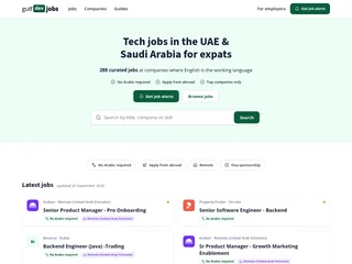 GulfDevJobs screenshot preview