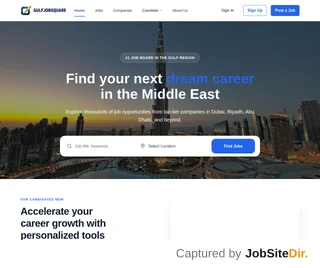 Gulf Job Square platform preview Gulf Job Square platform preview