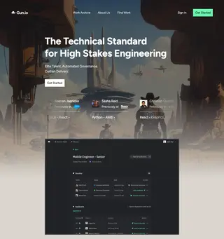Gun.io platform preview