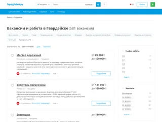 ГородРабот.ру screenshot preview