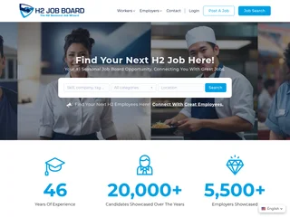 H2 Job Board screenshot preview H2 Job Board screenshot preview