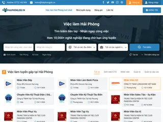 Haiphongjob.vn platform preview Haiphongjob.vn platform preview