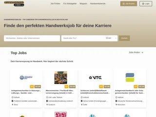 Handwerkerjobs.de screenshot preview Handwerkerjobs.de screenshot preview